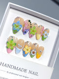 K051 - Medium Pastel Almond Garden 3D Flowers - view 6