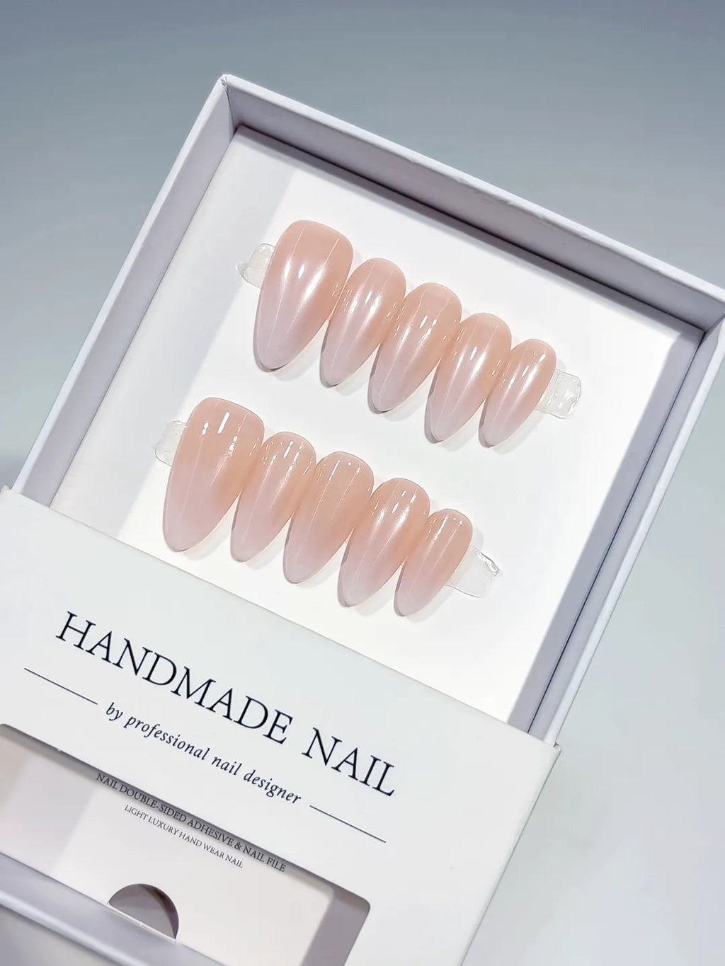 Nude Solid color press on nails